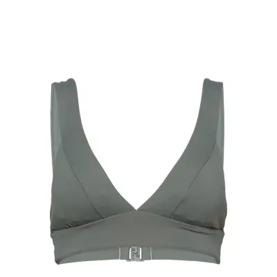 Active Banded Tri Bra Swimwear Bikinis Bikini Tops Wired Bikinitops Grön Seafolly