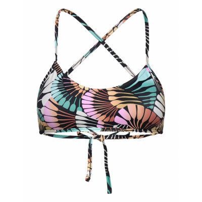 A/Div Lace Up Trilet Sport Bikinis Bikini Tops Bandeau Bikinitops Multi/patterned Billabong