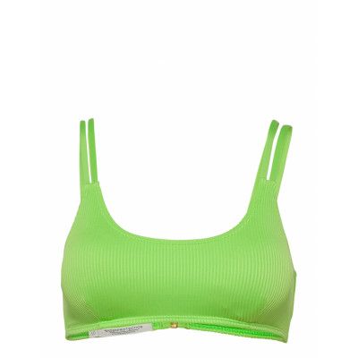 Adrianna Bikini Bra Swimwear Bikinis Bikini Tops Bandeau Bikinitops Grön Underprotection