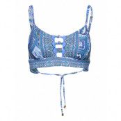 Aegan Paisley Ots Bralette Bikinitop Blå Lauren Ralph Lauren Swimwear