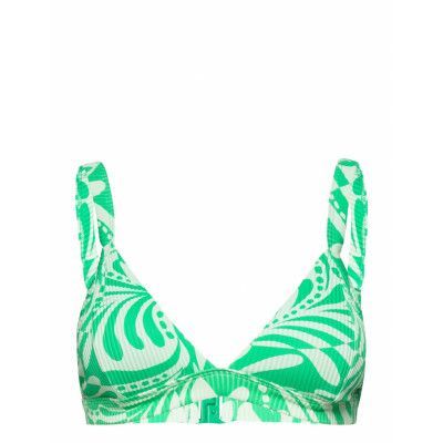 Afterglow Fixed Tri Top Sport Bikinis Bikini Tops Triangle Bikinitops Grön Rip Curl