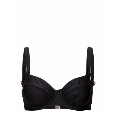 Alanya Bygel-Bh Unique *Villkorat Erbjudande Swimwear Bikinis Bikini Tops Wired Bikinitops Svart Abecita