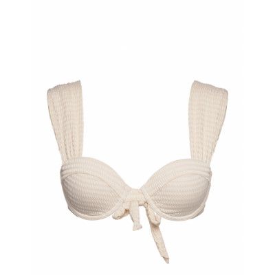 Aleah Bikini Top *Villkorat Erbjudande Swimwear Bikinis Bikini Tops Wired Bikinitops Beige By Malina