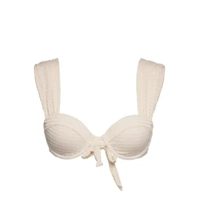 Aleah Bikini Top *Villkorat Erbjudande Swimwear Bikinis Bikini Tops Wired Bikinitops Beige By Malina