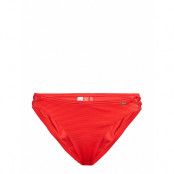 Alice Textured Cupped Bikini Bottom Swimwear Bikinis Bikini Bottoms Bikini Briefs Röd Superdry