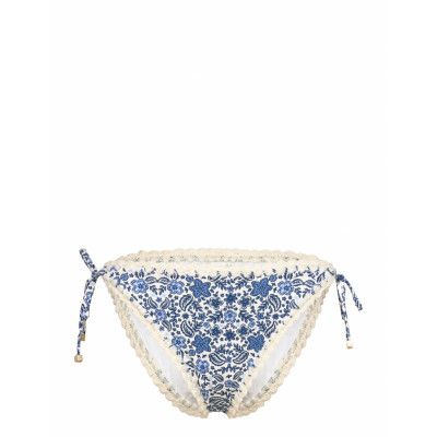 Malina Ally Crochet Trimmed Bikini Underdelar Blå