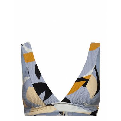Aloha Banded Tri Bra Bikinitop Blå Seafolly