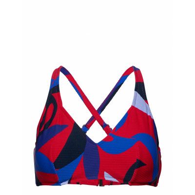 Aloha F Cup Halter Bra Swimwear Bikinis Bikini Tops Triangle Bikinitops Röd Seafolly