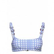 Amalficheck Bralette Swimwear Bikinis Bikini Tops Wired Bikinitops Multi/patterned Seafolly