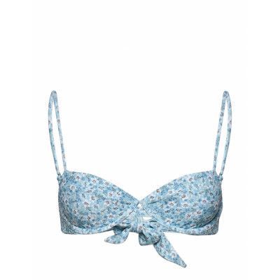 Anf Womens Swim Bikinitop Blå Abercrombie & Fitch