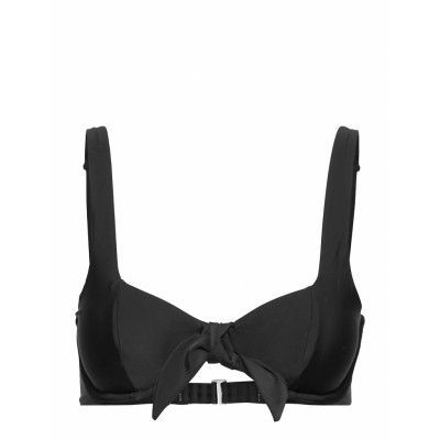 Anf Womens Swim Swimwear Bikinis Bikini Tops Wired Bikinitops Svart Abercrombie & Fitch