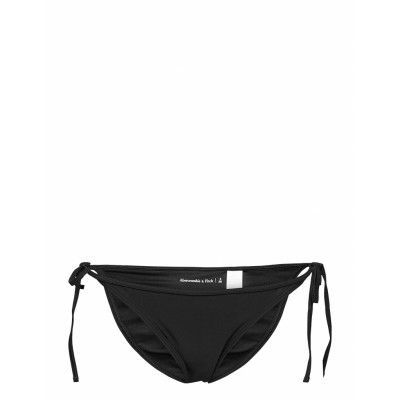 Anf Womens Swim Swimwear Bikinis Bikini Bottoms Side-tie Bikinis Svart Abercrombie & Fitch
