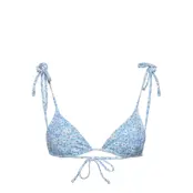 Anf Womens Swim *Villkorat Erbjudande Swimwear Bikinis Bikini Tops Triangle Bikinitops Blå Abercrombie & Fitch
