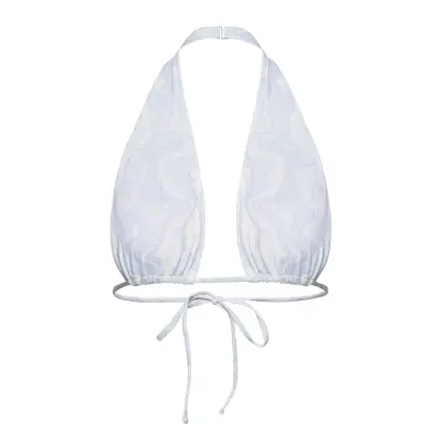 Anf Womens Swim Swimwear Bikinis Bikini Tops Triangle Bikinitops Vit Abercrombie & Fitch