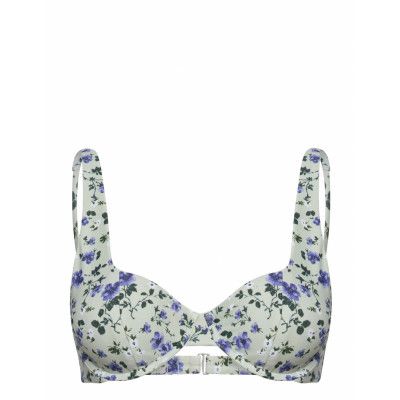 Anf Womens Swim Swimwear Bikinis Bikini Tops Wired Bikinitops Multi/mönstrad Abercrombie & Fitch