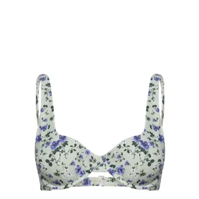 Anf Womens Swim Swimwear Bikinis Bikini Tops Wired Bikinitops Multi/mönstrad Abercrombie & Fitch