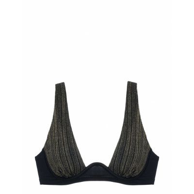 Anloga Bikini Top Swimwear Bikinis Bikini Tops Wired Bikinitops Svart Dorina