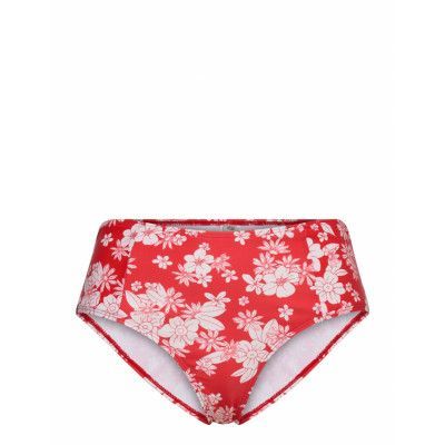 Anuhea High Waist Bikini Briefs Swimwear Bikinis Bikini Bottoms High Waist Bikinis Red Becksöndergaard