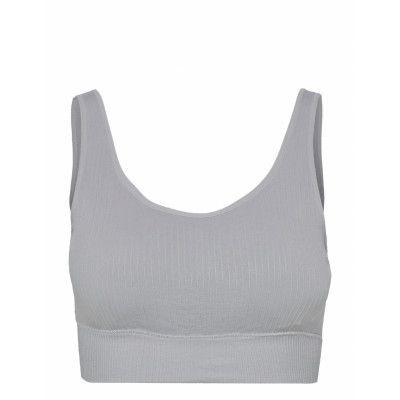 Apolo Crop Tops Sleeveless Crop Tops Grå Mango