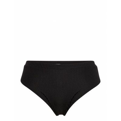 Aquaholic Highwaist Bikini Briefs Black Swimwear Bikinis Bikini Bottoms High Waist Bikinis Svart Understatement Underwear