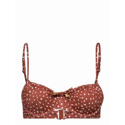 Ari Uf *Villkorat Erbjudande Swimwear Bikinis Bikini Tops Wired Bikinitops Brun Hunkemöller