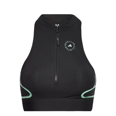 Asmc Tpa Bik T Sport Bikinis Bikini Tops Bandeau Bikinitops Svart Adidas By Stella McCartney