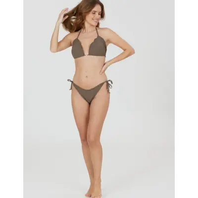 Athlecia Vanida W Bikini Top - Brown - 38
