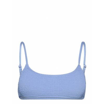 Audny Ezra Bikini Top *Villkorat Erbjudande Swimwear Bikinis Bikini Tops Bandeau Bikinitops Blå Becksöndergaard