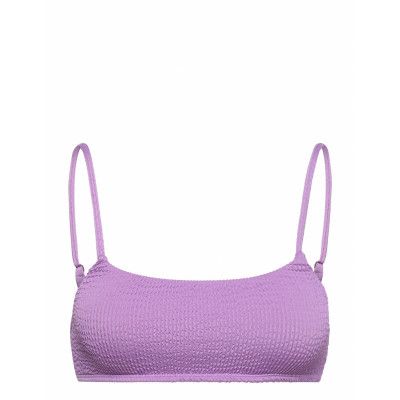 Audny Ezra Bikini Top Swimwear Bikinis Bikini Tops Bandeau Bikinitops Lila Becksöndergaard