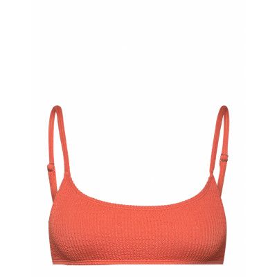 Audny Ezra Bikini Top *Villkorat Erbjudande Swimwear Bikinis Bikini Tops Bandeau Bikinitops Korall Becksöndergaard