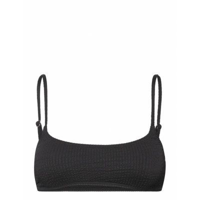 Audny Ezra Bikini Top Swimwear Bikinis Bikini Tops Bandeau Bikinitops Svart Becksöndergaard