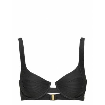 Balc Tte Uw Swimwear Bikinis Bikini Tops Wired Bikinitops Svart Tommy Hilfiger