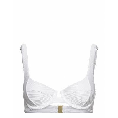 Balc Tte Uw Swimwear Bikinis Bikini Tops Wired Bikinitops Vit Tommy Hilfiger