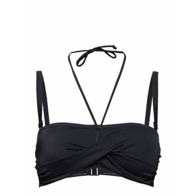 Wiki Bandeau Bikini Top Svart