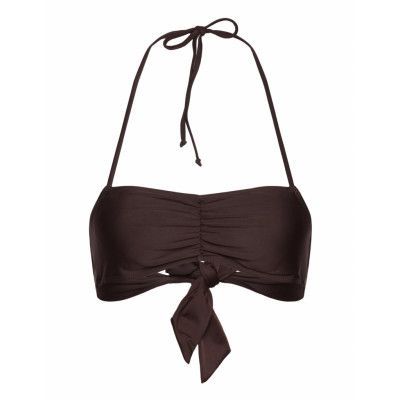 Rosemunde Bandeau Bikini Top Brun