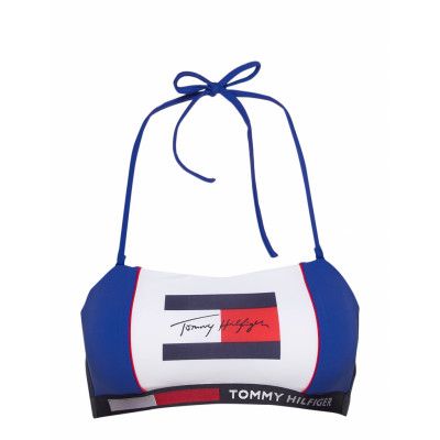 Bandeau- Rp Bikinitop Multi/mönstrad Tommy Hilfiger