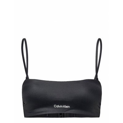 Bandeau-Rp Swimwear Bikinis Bikini Tops Bandeau Bikinitops Svart Calvin Klein