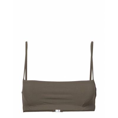Bandeau Strap Top Bikinitop Green Filippa K