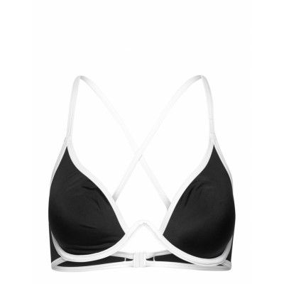 Bandol Bikini_Top Swimwear Bikinis Bikini Tops Triangle Bikinitops Black Dorina