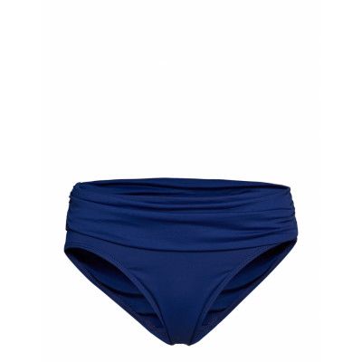 Bcs Wide Shirred Banded Hipster Black, 4 Bikinitrosa Blå Lauren Ralph Lauren Swimwear