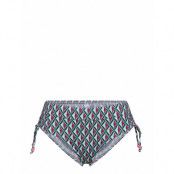 Midi Briefs With A Retro Print Swimwear Bikinis Bikini Bottoms Side-tie Bikinis Multi/patterned Esprit Bodywear Women