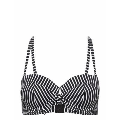 Beach Hut Swimwear Bikinis Bikini Tops Push-up Bikinitops Svart Freya