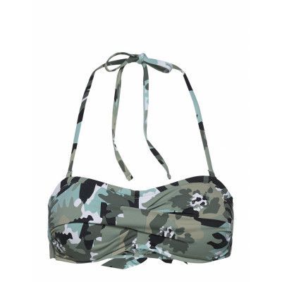 Beach Tops Wireless Swimwear Bikinis Bikini Tops Bandeau Bikinitops Grön Esprit Bodywear Women