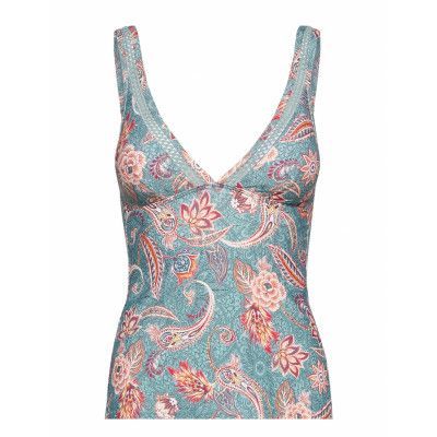 Beach Tops Wireless Tankini Baddräkt Grön Esprit Bodywear Women