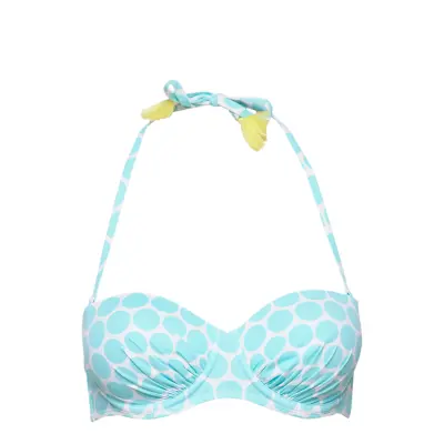 Women Beach Tops With Wire Padded Bra Swimwear Bikinis Bikini Tops Wired Bikinitops Blå Esprit Bodywear Women