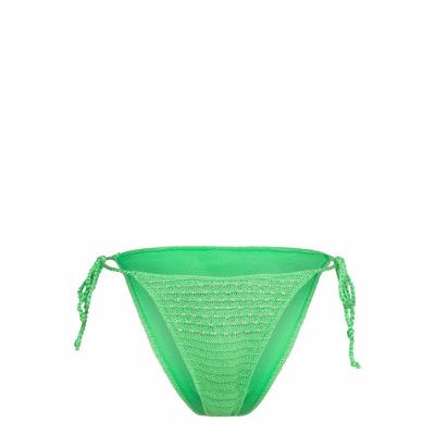 Mango Beaded Crochet Bikini Underdelar Grön