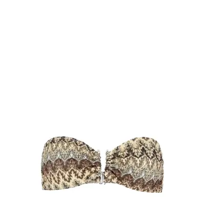 Becksöndergaard Amber Bandeau Bikini Top - Multi/patterned - S