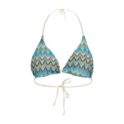 Becksöndergaard Amber Bel Bikini Top Blå