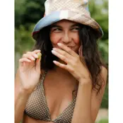 Becksöndergaard Polka Dot Bel Bikini Top - Khaki green - XL