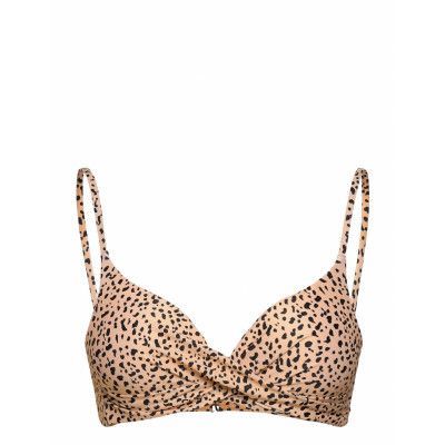 Bermuda Swimwear Bikinis Bikini Tops Triangle Bikinitops Beige Scampi